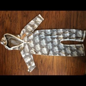 Milkbarn Organic Hedgehog Pajama with Hood